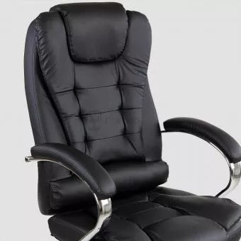 Кресло Barneo K-156 экокожа черная
